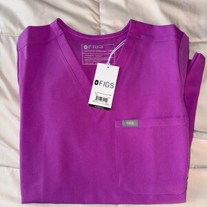 FIGS Ultraberry Scrub Top